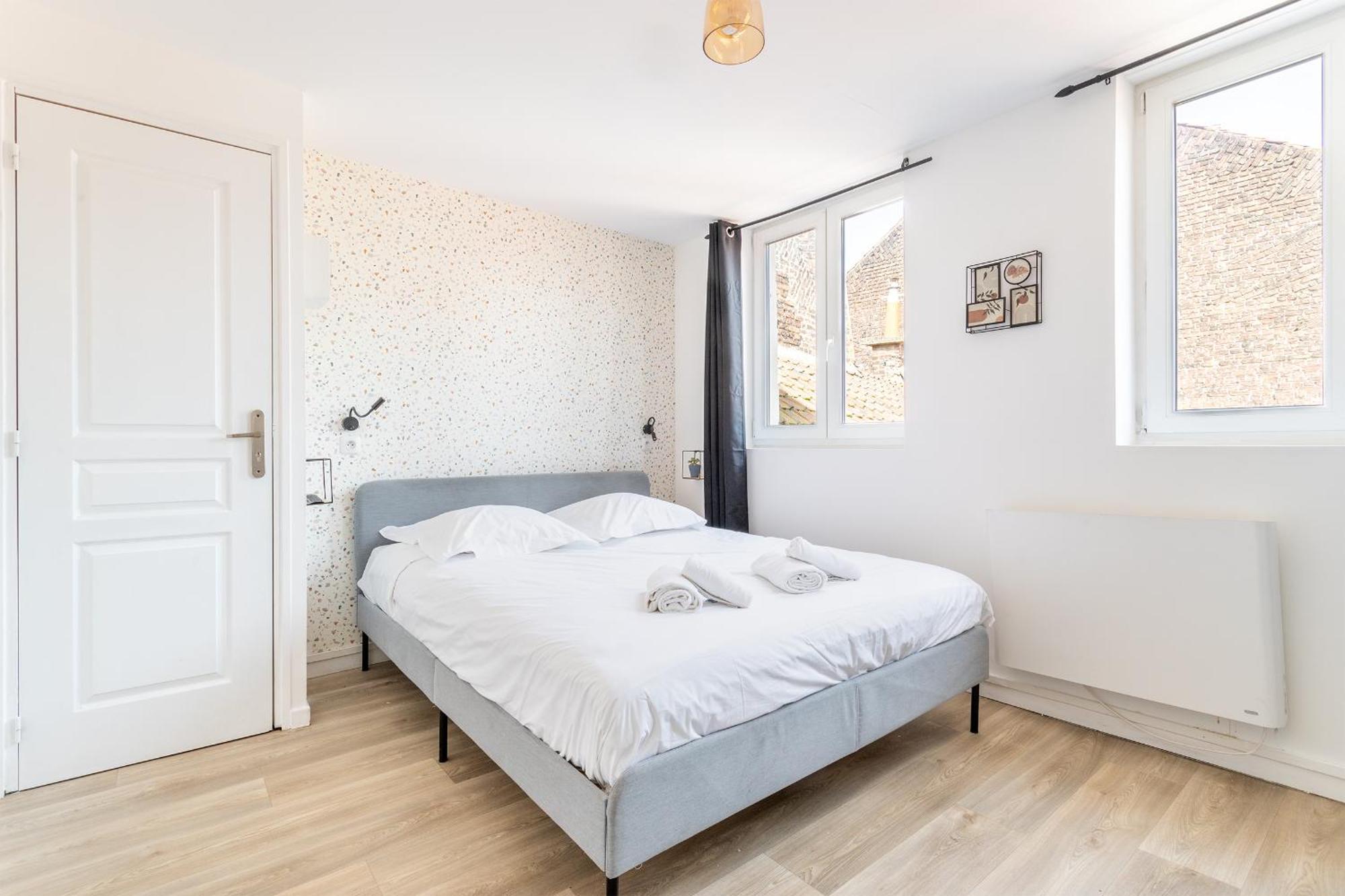 S&K Suite Grande Rue Roubaix - Chambre Spacieuse Et Sdb Privee - Netflix Et Cuisine 外观 照片