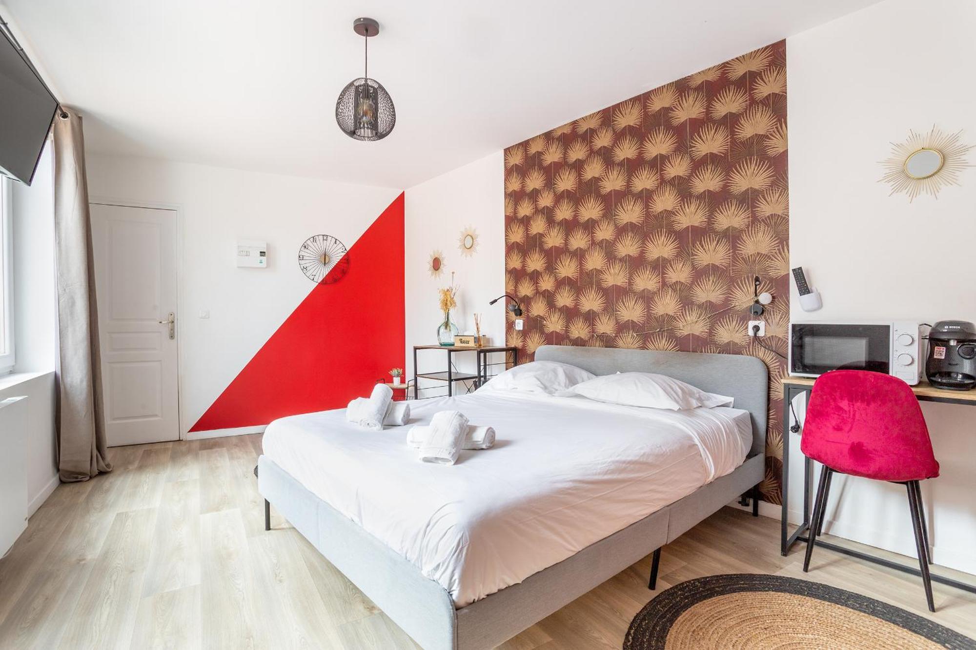 S&K Suite Grande Rue Roubaix - Chambre Spacieuse Et Sdb Privee - Netflix Et Cuisine 外观 照片